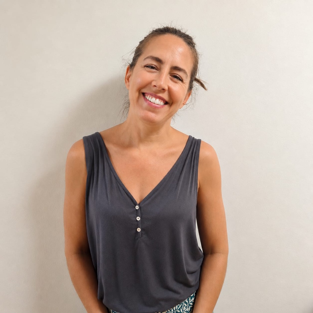Patty Uriarte, tutora de Cargolins, el grupo de los más pequeños del centro de educación infantil Meraki